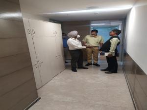 Inspection of Rooms and Common Area of DSIR by the Joint Secretary (Admn) and the Head of Department on 04.05.2022